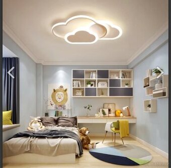 Přisazené stropní svítidlo - bílé mráčky