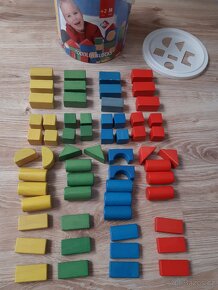 Dřevěné kostky WOODY