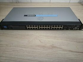Switch Cisco Linksys SRW2024 19" rack