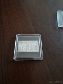 Stříbrné cihly dle poštovních známek