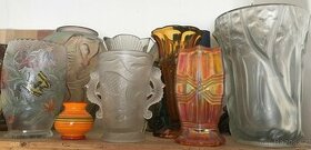 Koupím staré skleněné vázy 1890-1940