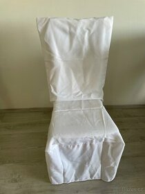 Bílý potah na židle - svatba - 1