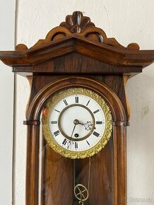 Malé závažové hodiny miniatury okolo roku 1850 - originál. H