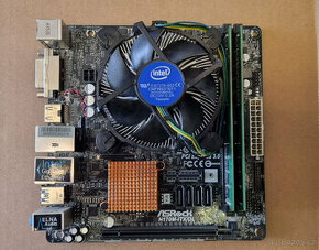 AsRock H170M-ITX/DL, Intel Core i3-7100, 16GB DDR4 ECC RAM - 1