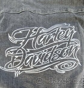 Dámská džínová vesta chopper Harley Davidson vel L