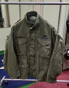 Bunda M-65 olivová XL/R nová, rarita made in USA - 1