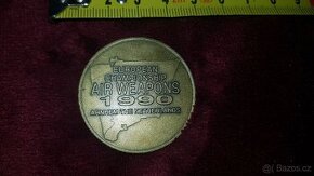 Mistrovství Evropy 1990 medaile za účast AIRWEAPONS