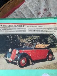 Prodám DKW F7 Meisterklasse kabriolet