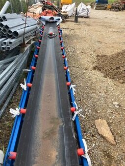 Pásový dopravník 6,5 m – nový, pouze vyzkoušený