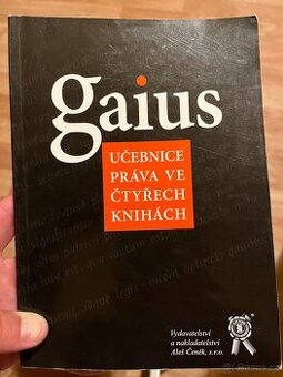 Gaius - římské právo učebnice