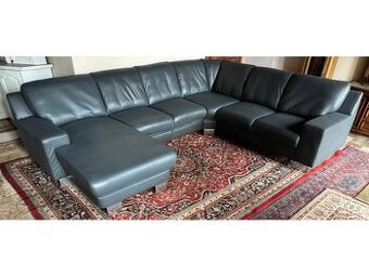 Kožená sedací souprava do U,5210