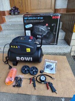 Prodám NEPOUŽITÝ Bezolejový kompresor ROWI DKP 1200/24/1 OF