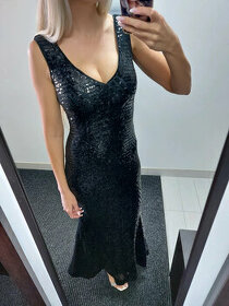 Nove cerne flitrove dlouhe saty Bodyflirt