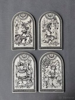 Vzácná sbírka porcelánových plaket od manufaktury Rosenthal