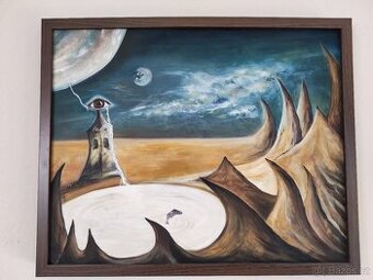 Obraz - maják s okem