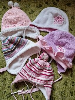 Zimní dětské čepice pro holku