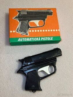 Vintage pistole SPECIAL 2718, plast, v krabici, 60. léta