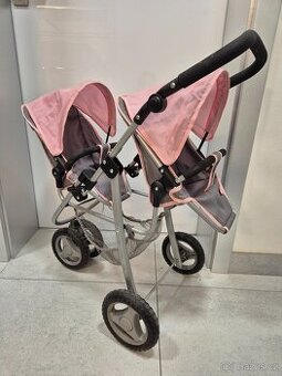 Baby born kočárek pro dvojčátka (panenky)