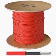 Nový solar kabel 6mm2 500m - černý nebo červený