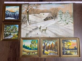 Krásné malované obrazy