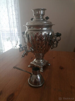 Samovar SSSR s jednou konvičkou