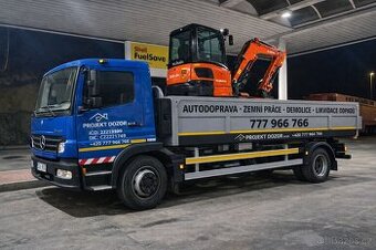 Zemní a bourací práce – autodoprava, kontejnery