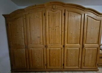 Rustikální ložnicová sestava smrk masiv,6425