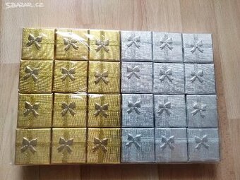 24ks dárkový krabiček na náušnice nebo prsteny