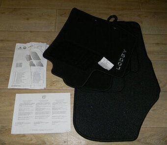 Koberce nové velurové komplet 4ks 8201149655 pro Dacia Lodgy