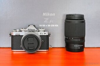 Prodám Nikon Zfc 16-50 + 50-250 Kit