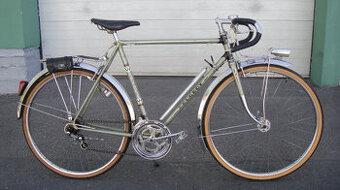 Peugeot, 1975, krásné pánské kolo, olivová perleť