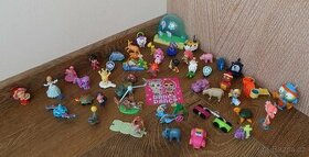 Kinder Mix pro dívky(zvířátka, puzzle, autíčka,.) přes 40 ks