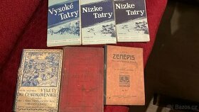 Set mapy Tatry, zeměpis a průvodce - historické