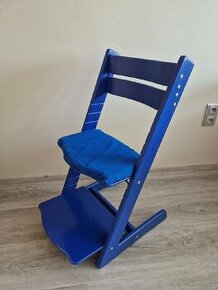 Rostoucí židle Jitro tm. modrá