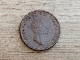 1 Skilling 1813 král Frederik VI. mince Dánské království