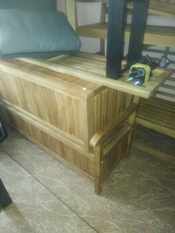 Box na polstry/lavička -TEAK- nový