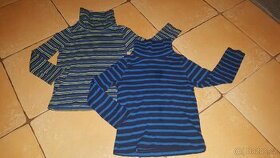 Rolák / tričko 2ks, vel. 98/104 a vel. 110/116, zn. Lupilu
