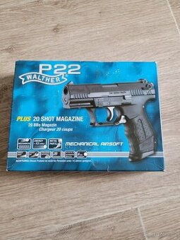 Nová hračka-airsoft Walther P22, kuličková