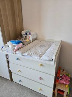 Přebalovací pult - nástavec na komodu - 1