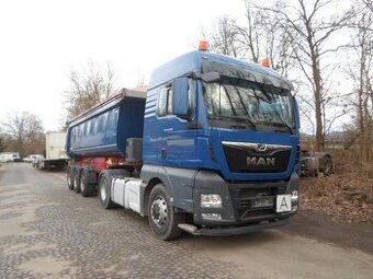 MAN TGX 18.500 HAD - 4x4 – Tahač + Návěs-Schmitz – EURO 6