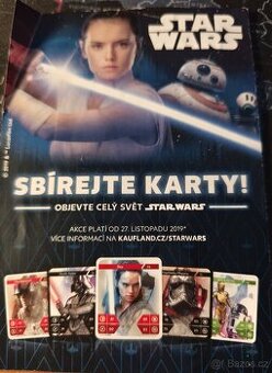Kartičky Star Wars Kaufland