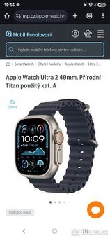 Apple watch ultra 2 - ZAPEČETĚNÉ