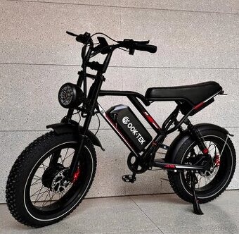 Elektrické kolo Ook-Tek S8 – 1000 W dvoumotor, 50 km/h