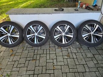 Sada hliníkových kol Detroit Black 18" Peugeot 3008 P84, 50