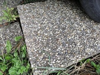 Vymývaná betonová dlažba cca 50ks