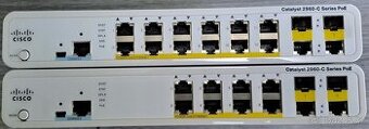 2x Cisco Catalyst 2960-C Poe , 8port a 12port