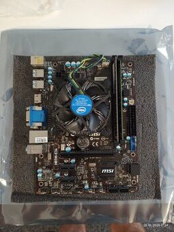 ZÁKLADNÍ DESKA MSI H81M-34 + CPU + RAM - DDR3