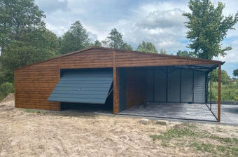 Garáž plechová 6x7 - 1