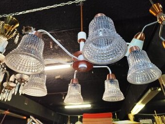 Retro lustr měděný