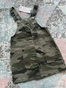 Maskáčové šaty - nové, vel.128